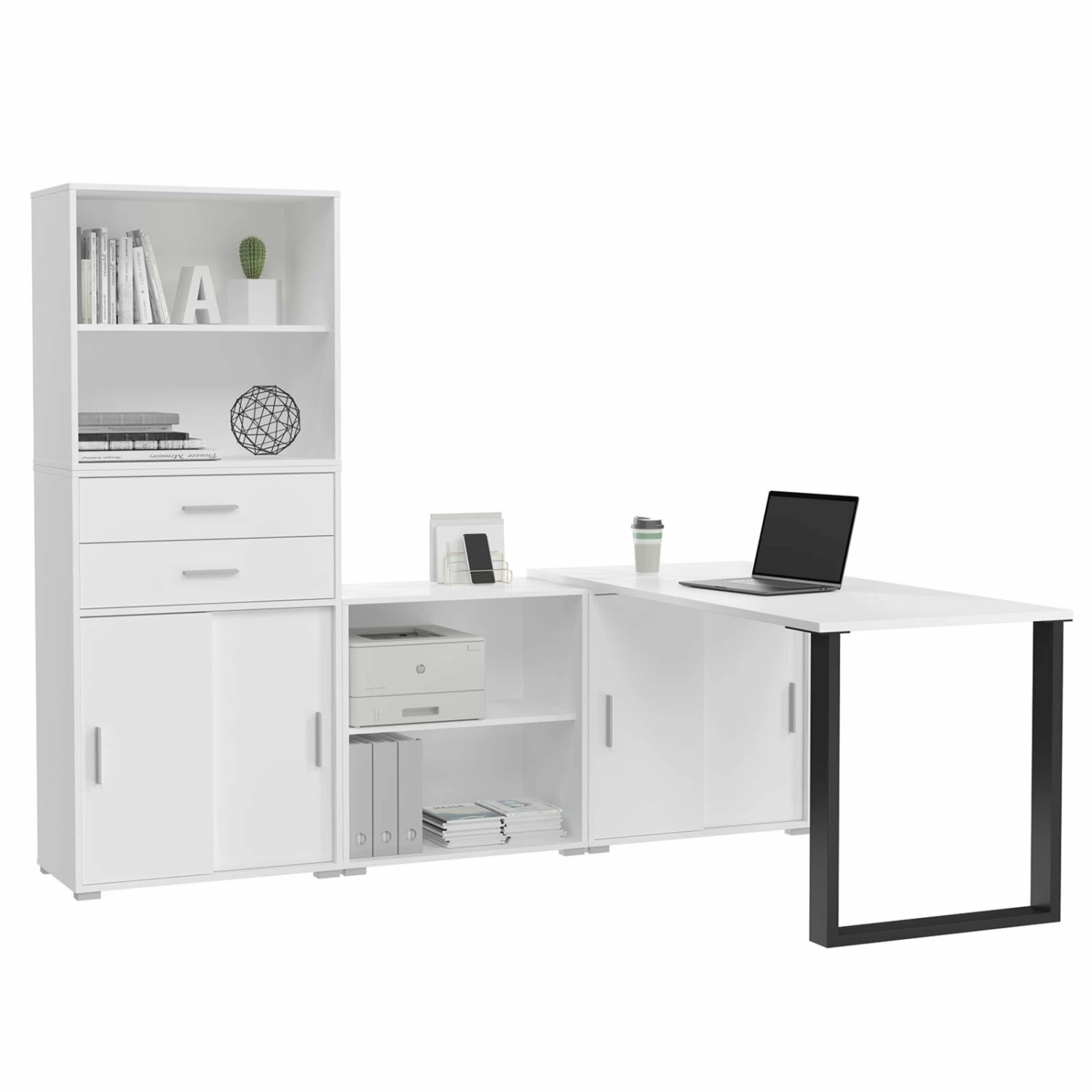 6-teiliges Büro-Set MOVER - weiß 3 6-teiliges Büro-Set MOVER - weiß