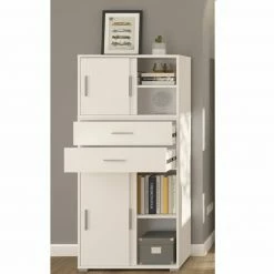 2-teiliges Kommoden-Set MOVER - weiß -Günstiges Büro Geschäft S000079600 04 1600Wx1600H