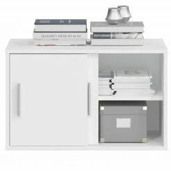 6-teiliges Wohnwand-Set MOVER - weiß -Günstiges Büro Geschäft S000079700 05 1600Wx1600H